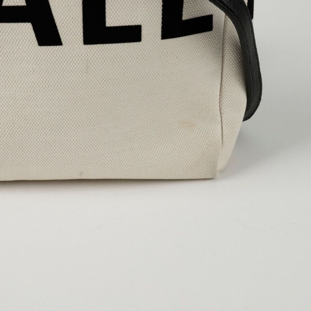 Logo Canvas Tote Shoulder Bag - Picture 3 of 10